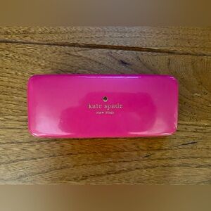 Kate Spade eyeglasses case pink and orange